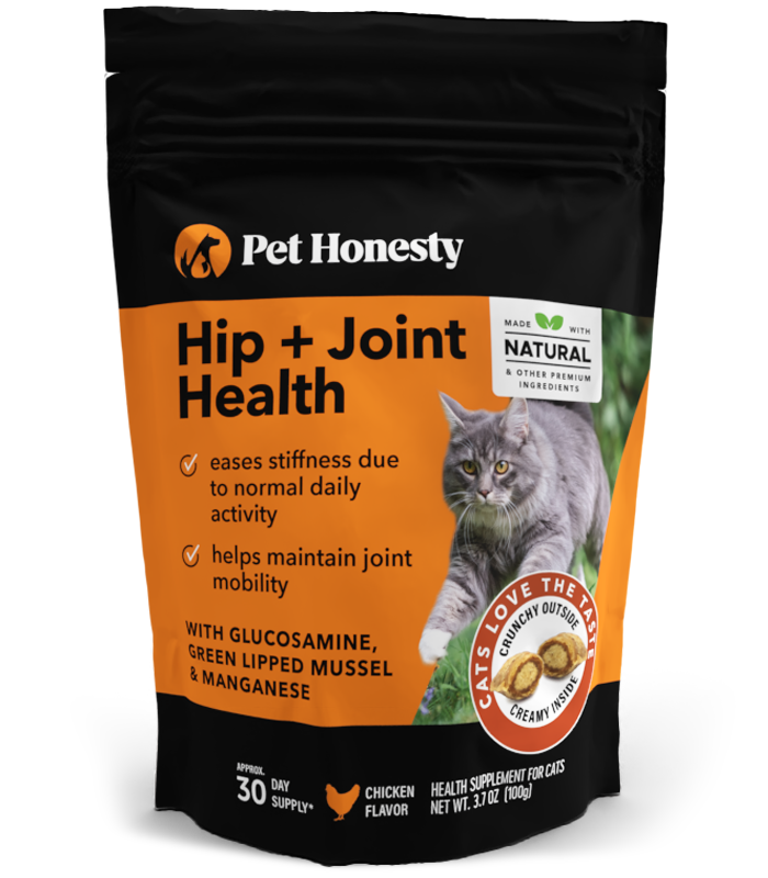 Pet Honesty - Dual Texture Hip & Joint Supplement for Cats (Chicken Flavor